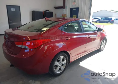 2013 Hyundai Elantra Gls из США, поврежденный, VIN 5NPDH4AE1DH453435